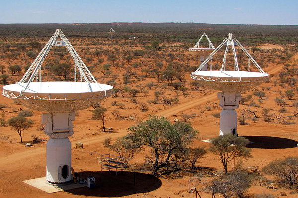 Radio telescope array in Australia