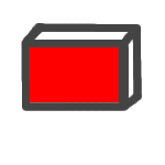 Diagram of a rectangular prism