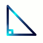 Diagram of right-angled triangle